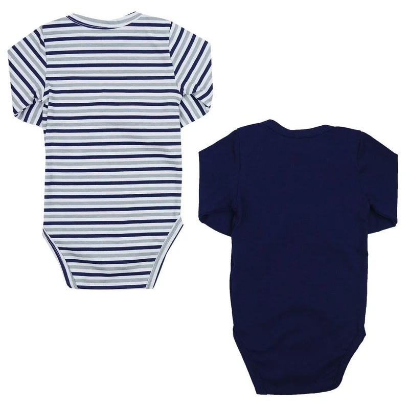 Kit 2 Bodies Manga Longa Bebê - First Baby