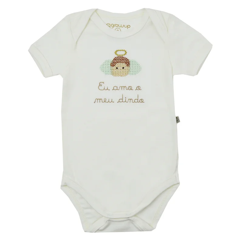 Body Infantil Eu Amo o Meu Dindo - Grow Up