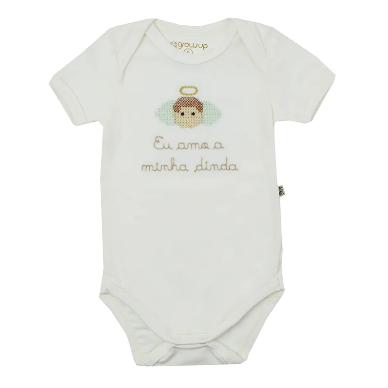 Body Infantil Eu Amo a Minha Dinda - Grow Up