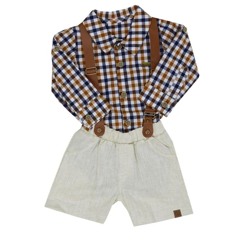 Conjunto com Suspensório - Grow Up