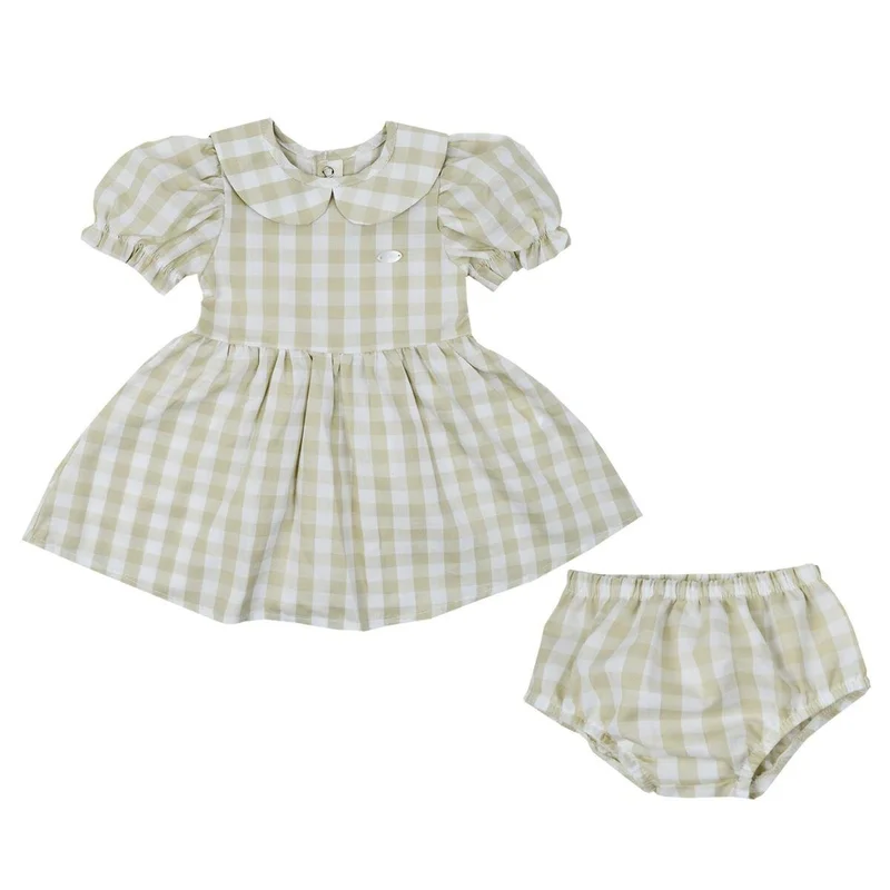Vestido com Cobre Fralda Xadrez - Lilica Ripilica
