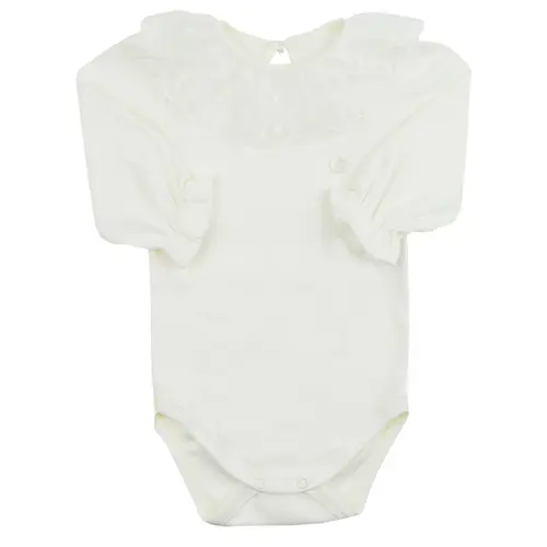Body com Renda ML Suedine Basics Bebê - Grow Up