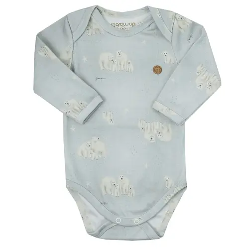 Body de Manga Longa Bebê - Grow Up