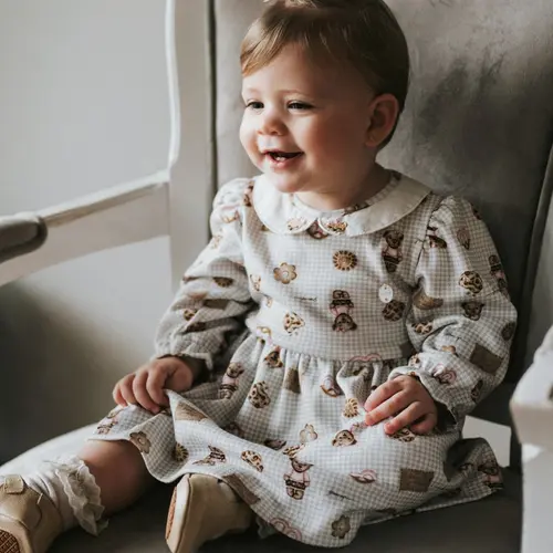 Body Vestido Cookies Bebê - Grow Up