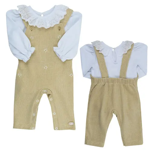 Jardineira com Body Soft Touch - Grow Up