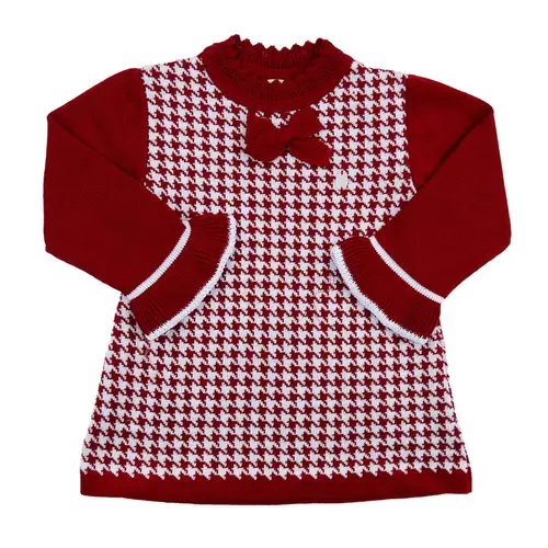 Vestido Tricô Xadrez - Grow Up