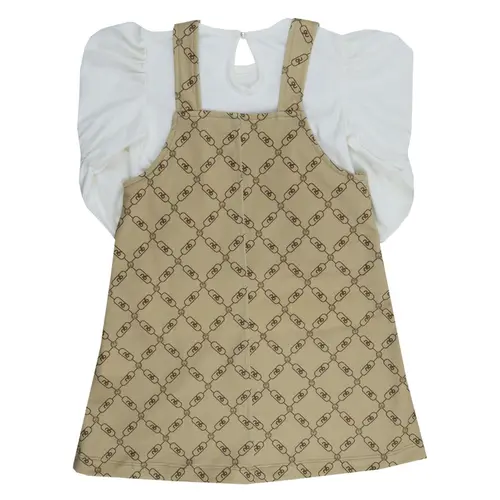 Jardineira com Blusa Cookies - Grow Up