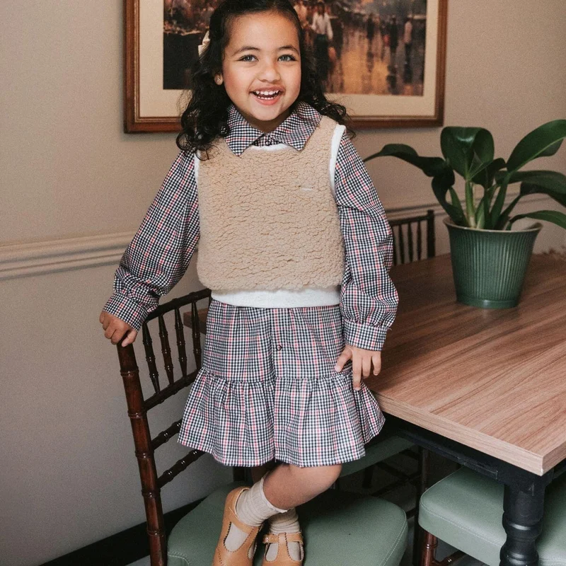 Vestido Chemise com Colete - Grow Up