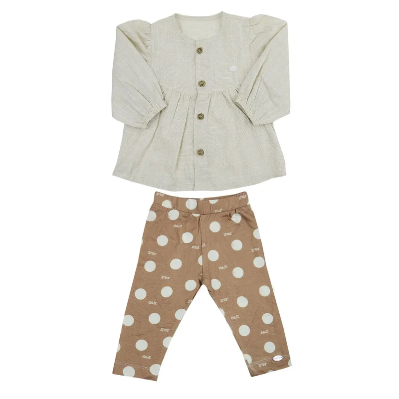 Conjunto com Bata Grand Poá – Lilica Ripilica