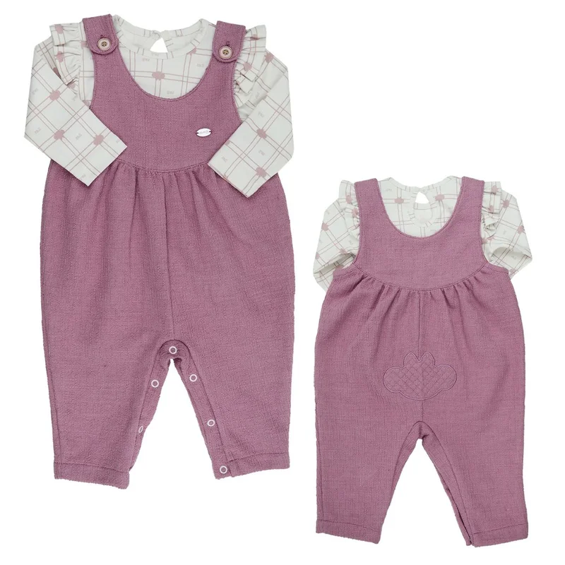 Jardineira com Body Sweet - Lilica Ripilica