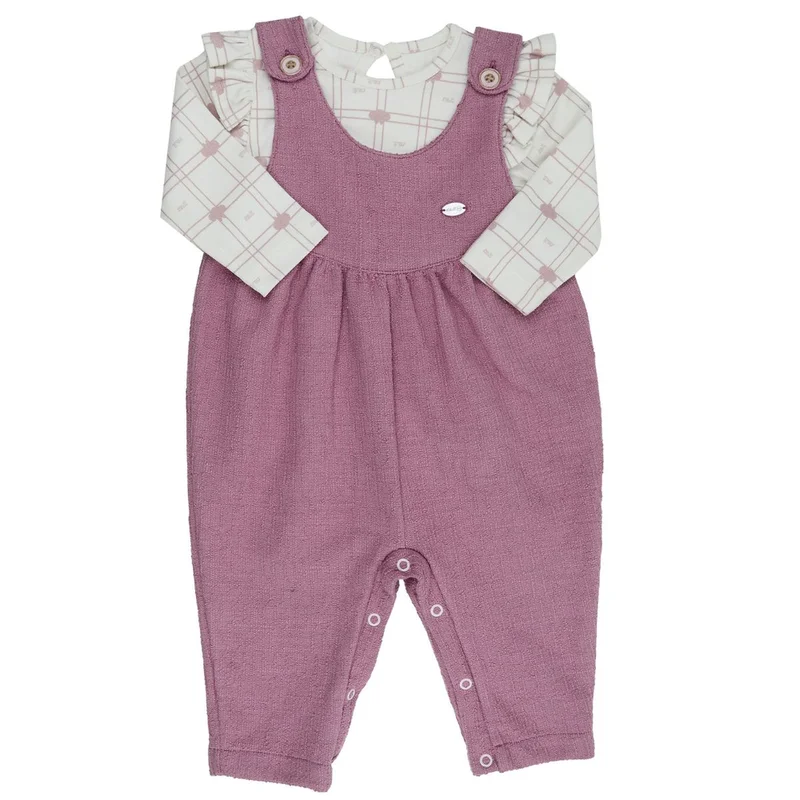 Jardineira com Body Sweet - Lilica Ripilica