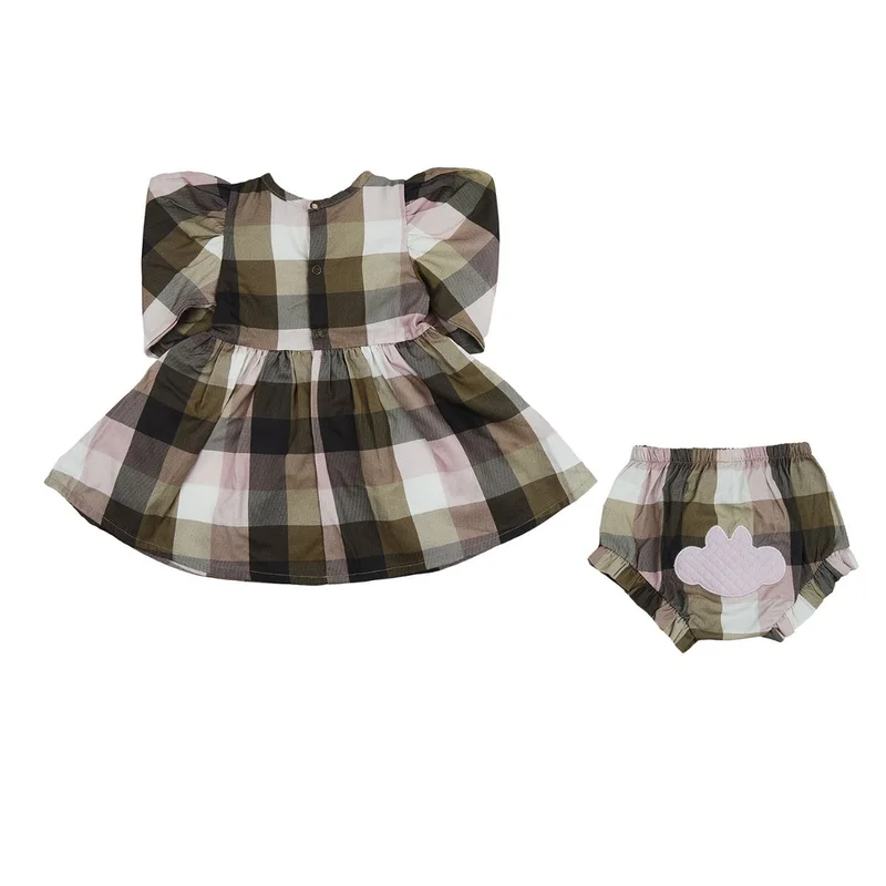 Vestido com Cobre Fralda Xadrez - Lilica Ripilica