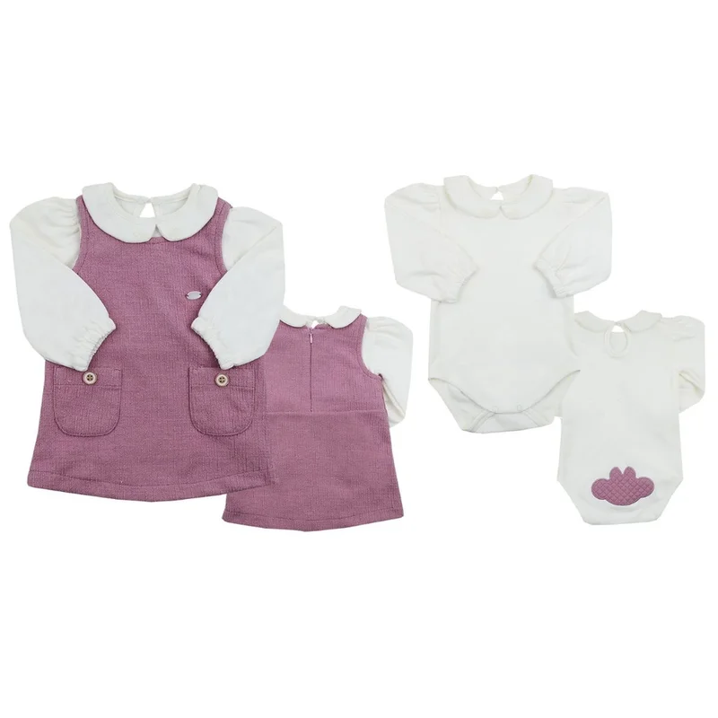 Salopete com Body Sweet - Lilica Ripilica