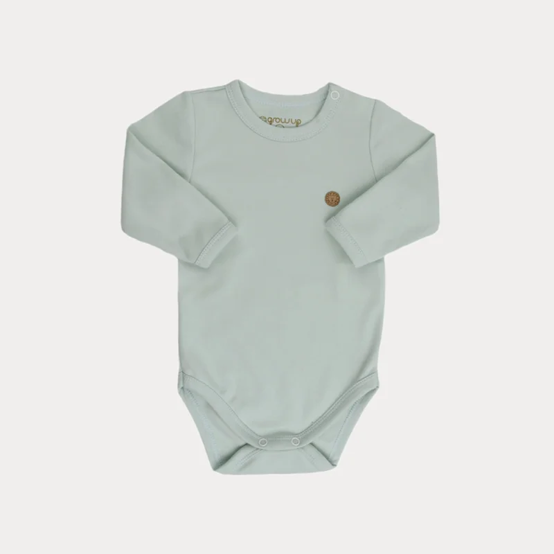 Body Manga Longa em Suedine - Grow Up