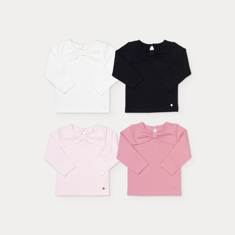 Blusa Manga Longa com Laço - Grow Up
