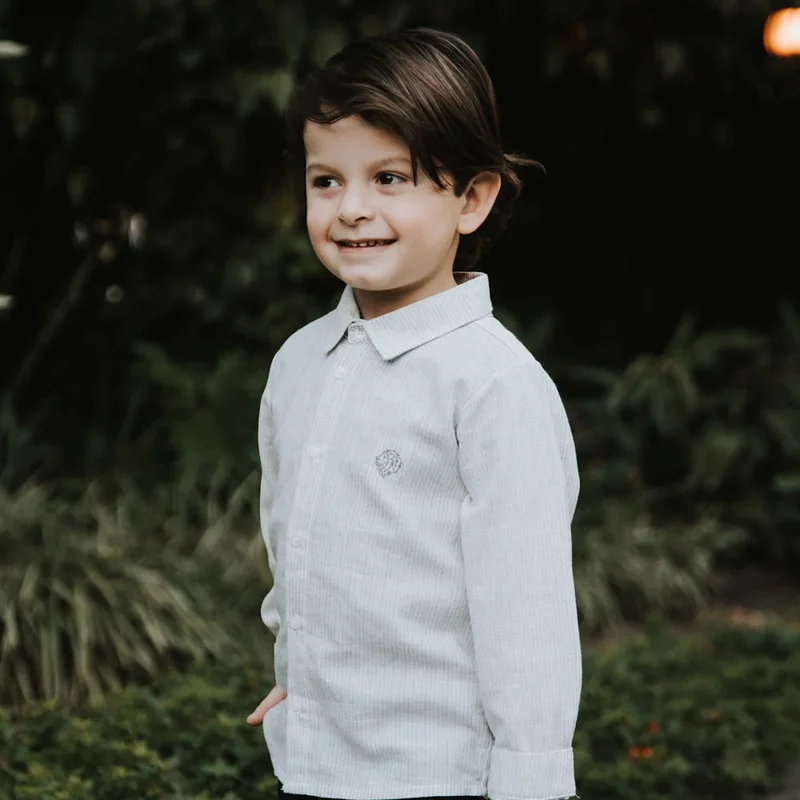 Camisa Menino Manga Longa Royal - Grow Up