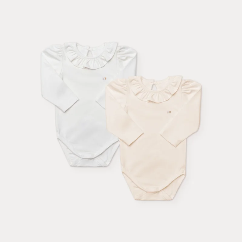 Body Bebê em Algodão Pima com Babado - Grow Up