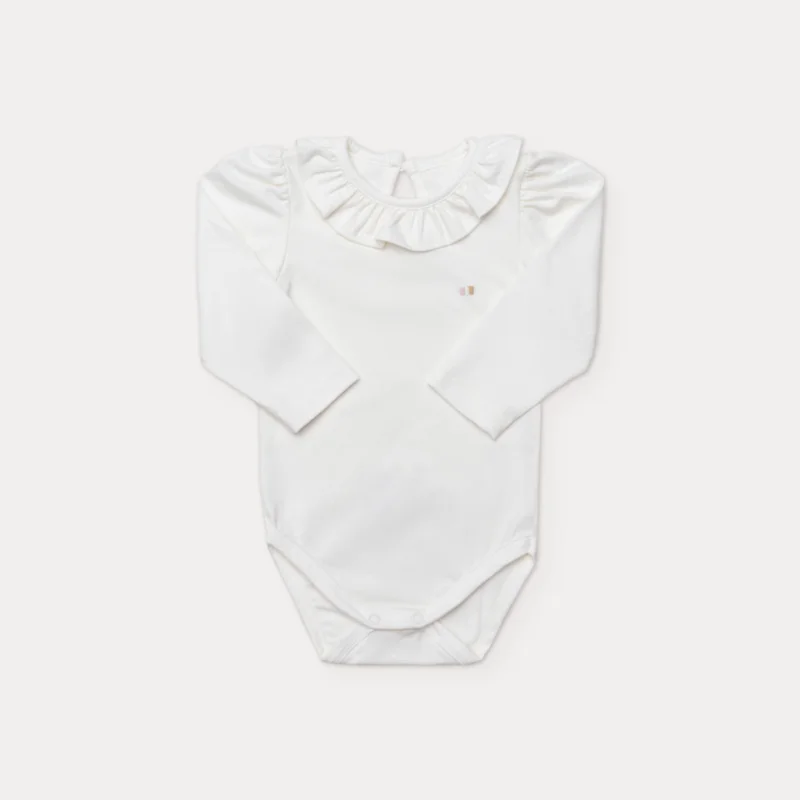 Body Bebê em Algodão Pima com Babado - Grow Up