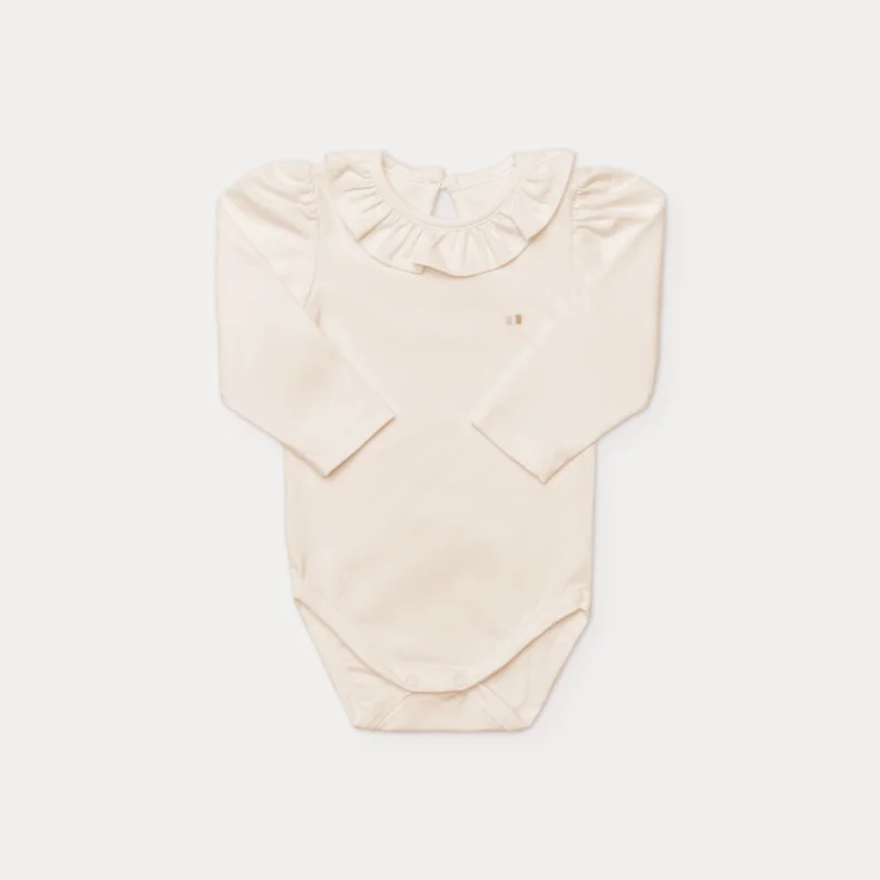 Body Bebê em Algodão Pima com Babado - Grow Up