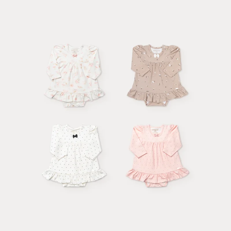 Body Bebê Manga Longa com Babados - Grow Up
