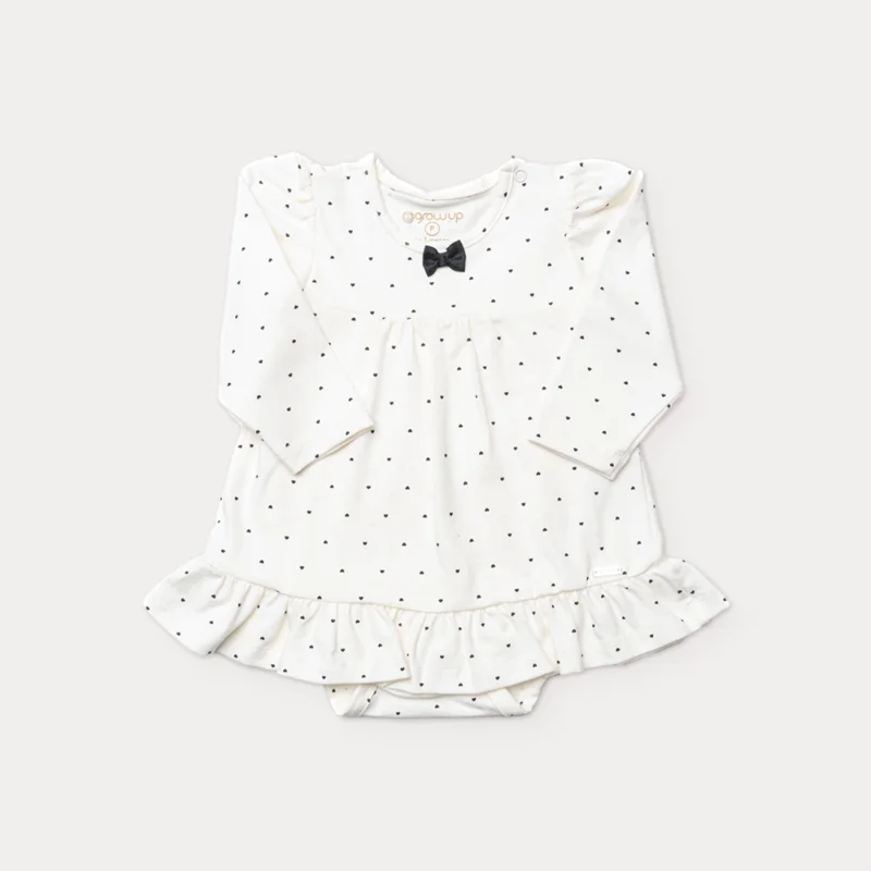Body Bebê Manga Longa com Babados - Grow Up