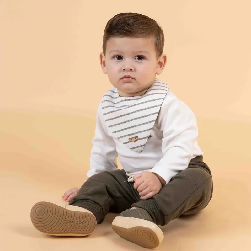 Conjunto Bebê Dino com Babeiro - Grow Up