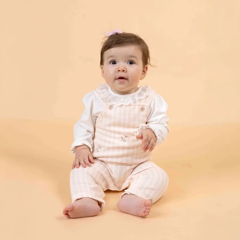 Jardineira e Body Bebê Jardins de Luxemburgo - Grow Up