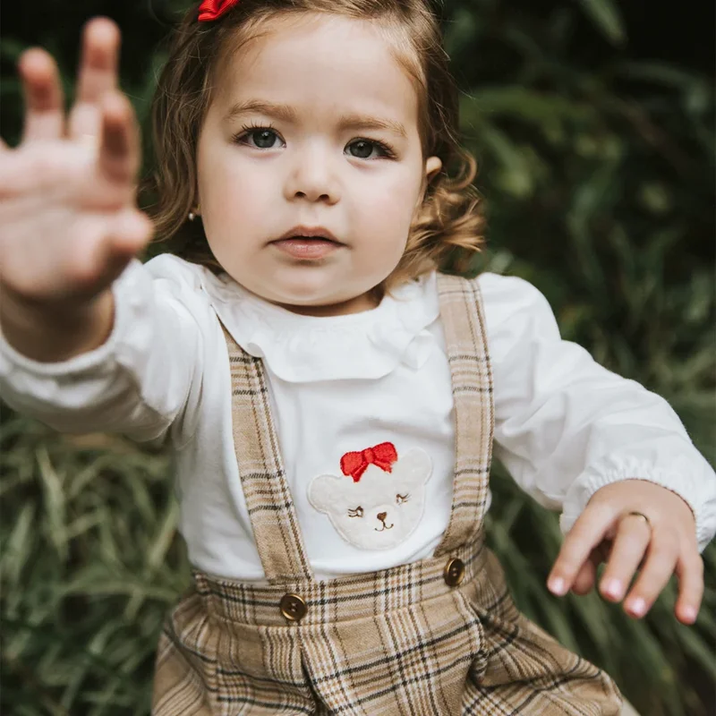 Jardineira com Body Little Bear - Grow Up