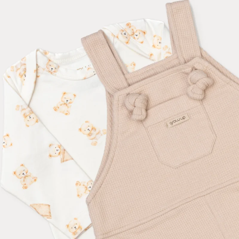 Jardineira com Body Easy Wear - Grow Up