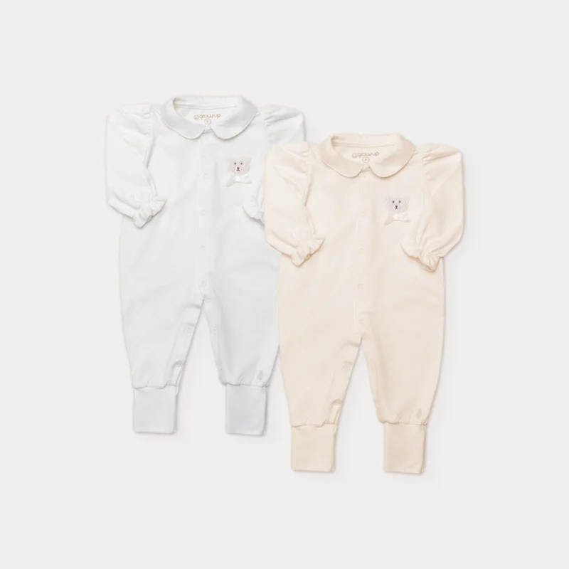Macacão Bebê Feminino em Algodão Pima - Grow Up
