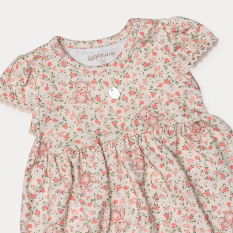 Banho de Sol Bebê Menina Little Garden - Grow Up