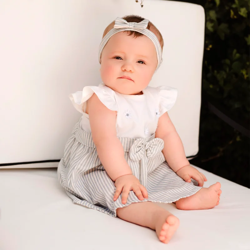 Body Vestido Bebê Menina Blue Breeze - Grow Up