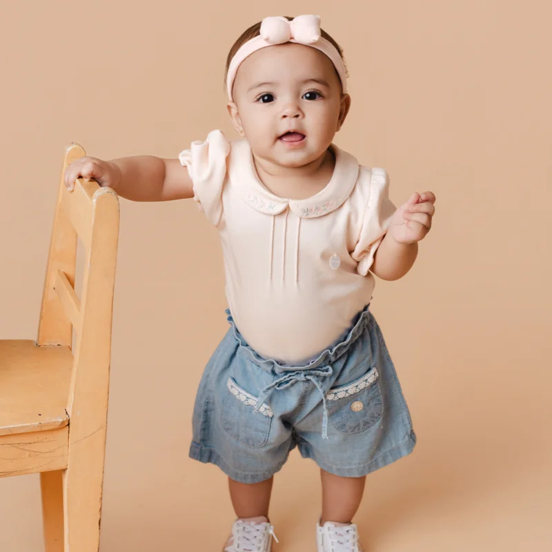 Body Bebê Menina Pima - Grow Up