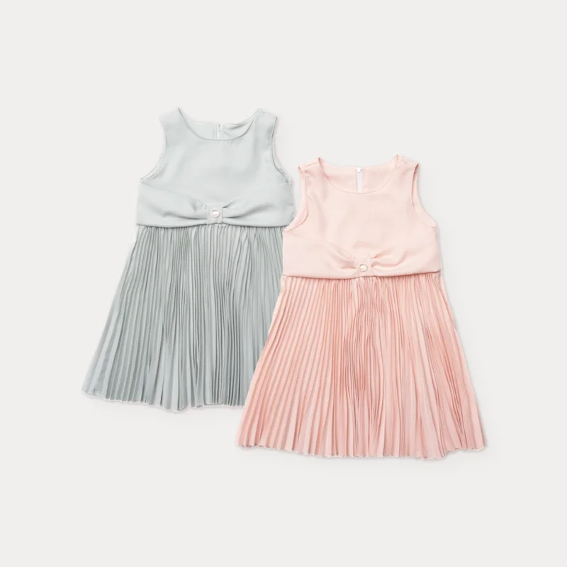 Vestido Menina Plissê - Grow Up
