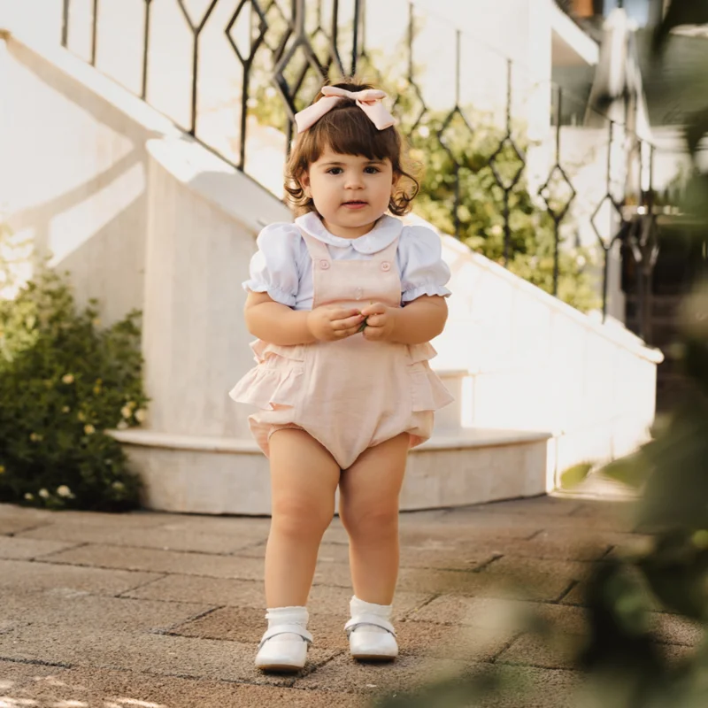 Conjunto Jardineira Bebê Menina Summer House - Grow Up