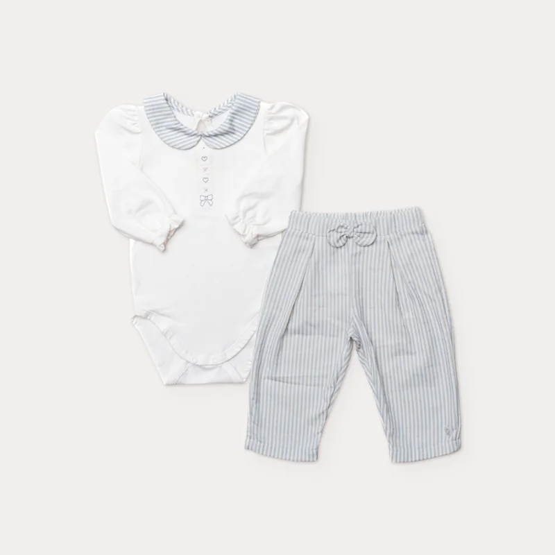 Conjunto Bebê Menina Pagão Blue Breeze - Grow Up