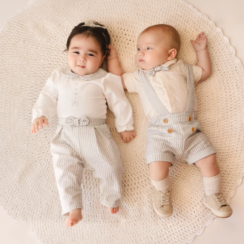 Conjunto Bebê Menina Pagão Blue Breeze - Grow Up
