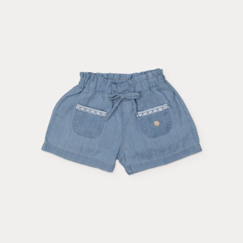 Shorts Menina Azul - Grow Up