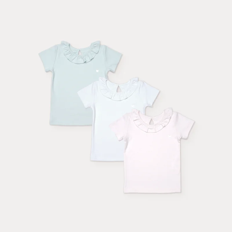 Blusa Menina Gola de Babado - Grow Up