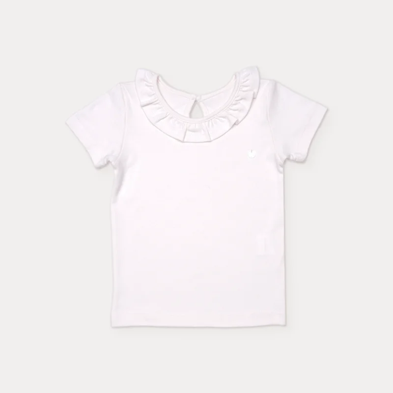 Blusa Menina Gola de Babado - Grow Up