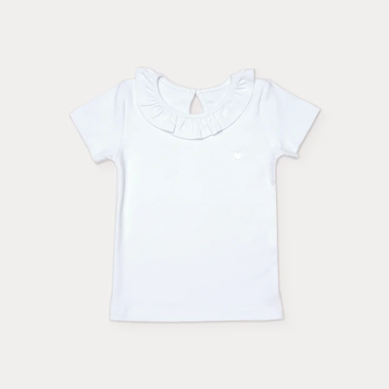 Blusa Menina Gola de Babado - Grow Up