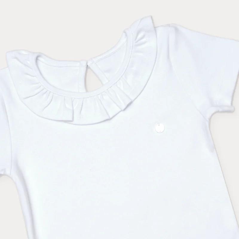 Blusa Menina Gola de Babado - Grow Up