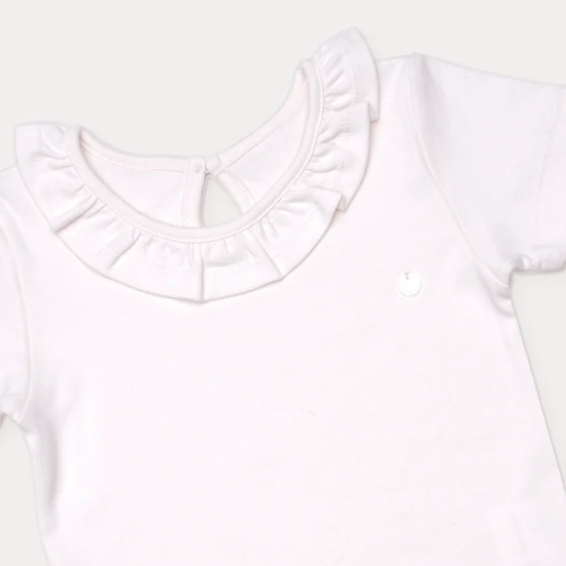 Blusa Menina Gola de Babado - Grow Up
