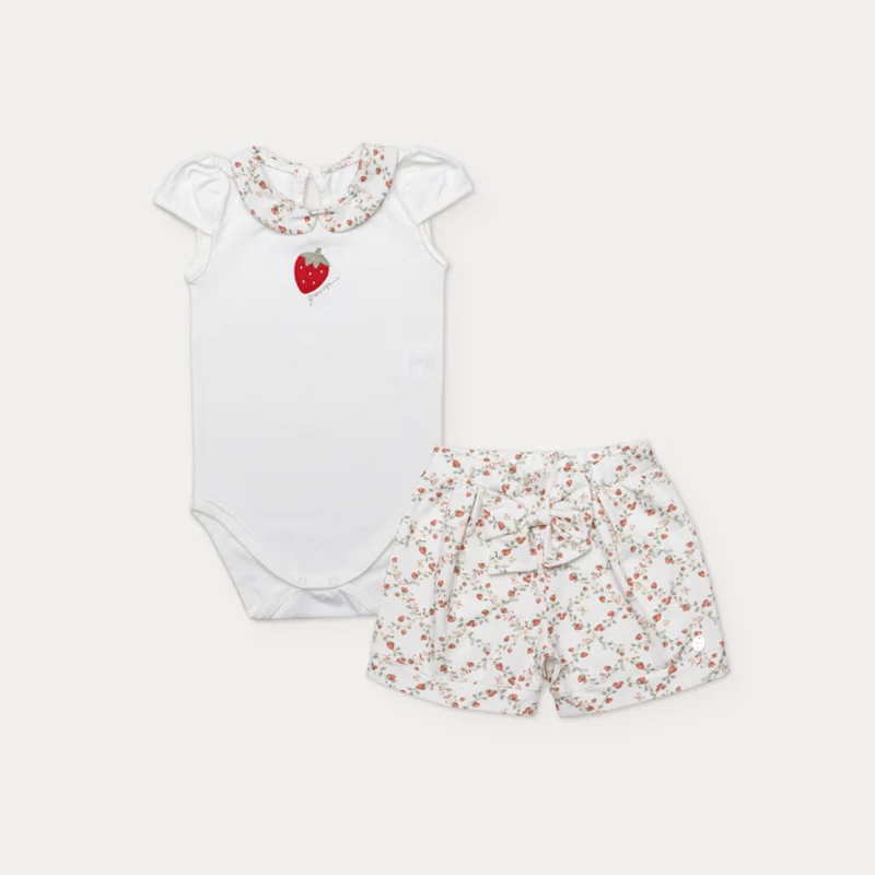 Conjunto Bebê Menina Strawberries - Grow Up