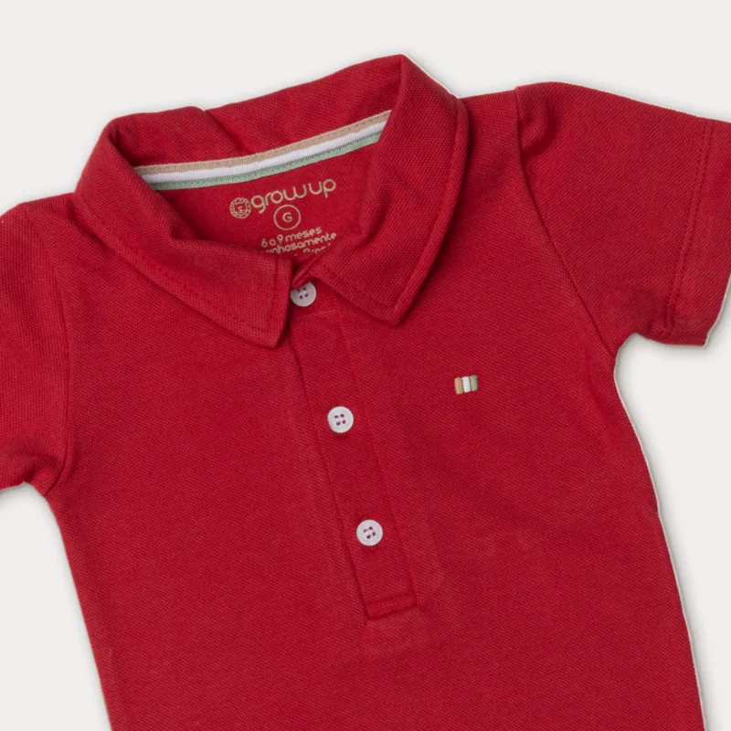 Body Polo Bebê Colors - Grow Up