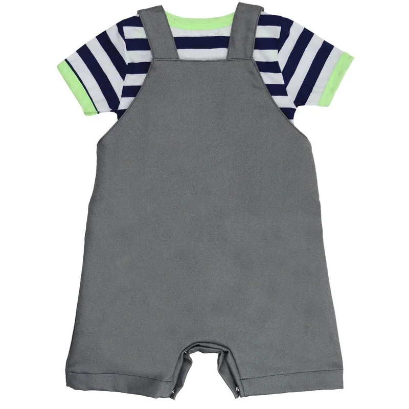 Conjunto Jardineira com Body Bebê - First Baby