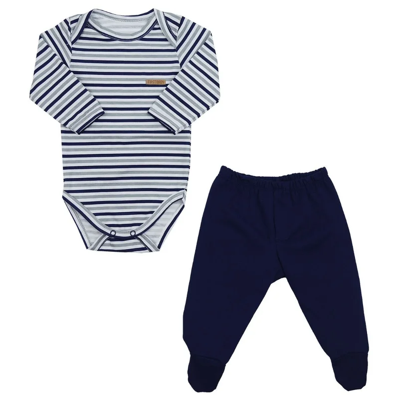 Conjunto Pagão Body e Calça Bebê Dino - First Baby