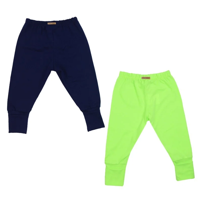 Kit 2 Calças Culote Bebê Dino - First Baby